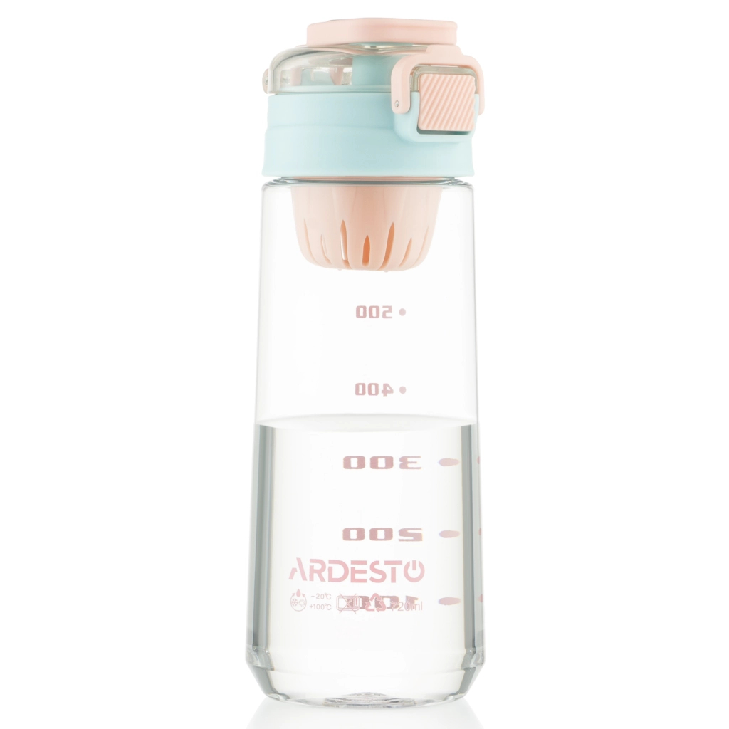 Пляшка для води Ardesto Duo 720мл блакитний, рожевий (AR2272DB) - зображення 1
