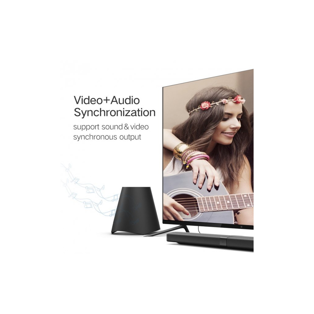 Кабель мультимедійний HDMI to HDMI 1.0m HD101 Round (Yellow/Black) Ugreen (10115) - изображение 7