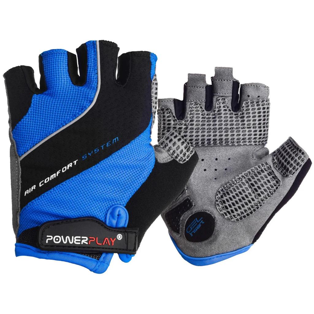 Велорукавиці PowerPlay 5023 Men Blue M (5023MEN_M_Blue) - зображення 1