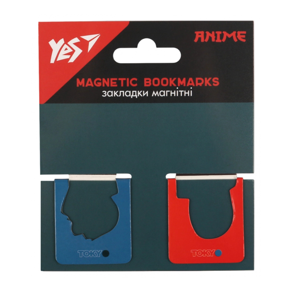 Закладки для книг Yes магнітні Anime, висікання, 2 шт (708400) - зображення 2