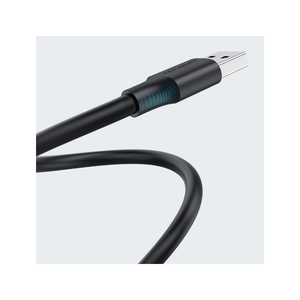 Дата кабель USB 2.0 AM/AM 1.0m black UGREEN (10309) - зображення 3