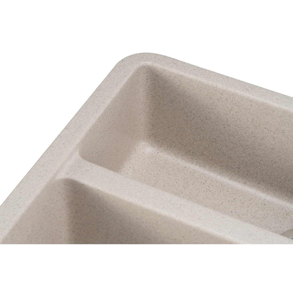 Мийка кухонна GRANADO Under top DOUBLE terra (gr3403) - зображення 3