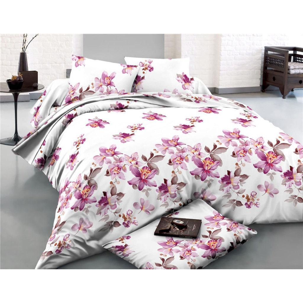 Постільна білизна MirSon Сатин 22-1297-1 Whiteparadise 2х143х210 (2200004104881) - изображение 1