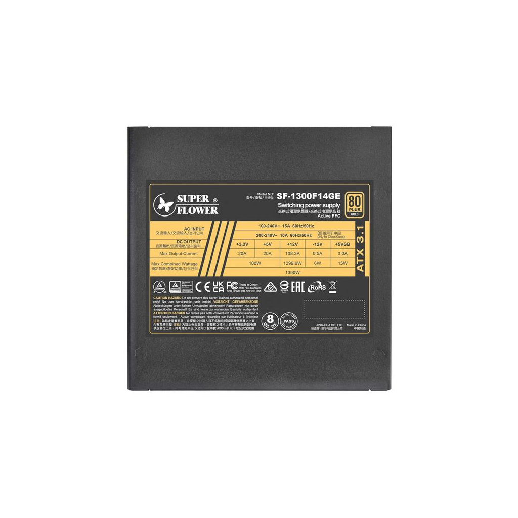 Блок живлення Super Flower 1300W LEADEX III GOLD (SF-1300F14GE) - зображення 5