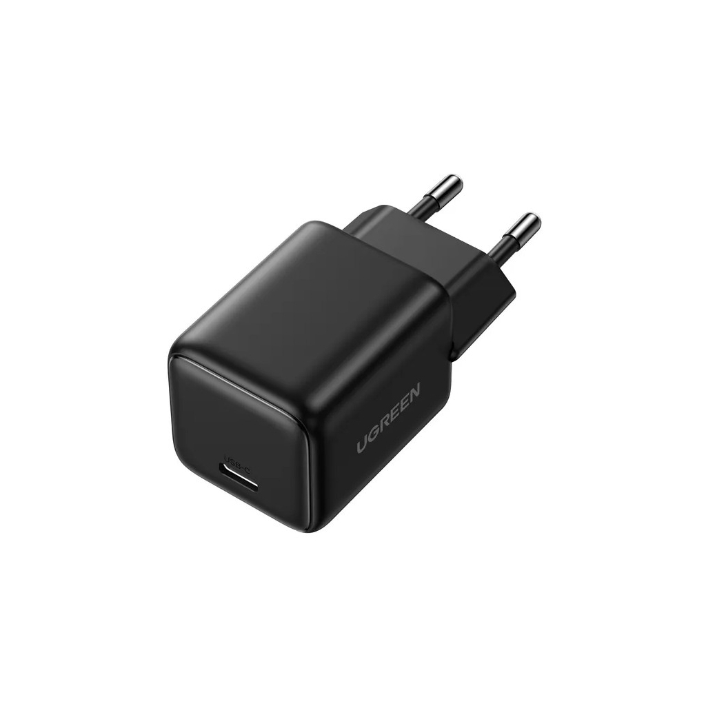 Зарядний пристрій Ugreen USB-C PD20W GaN X512 black (55553) - зображення 4