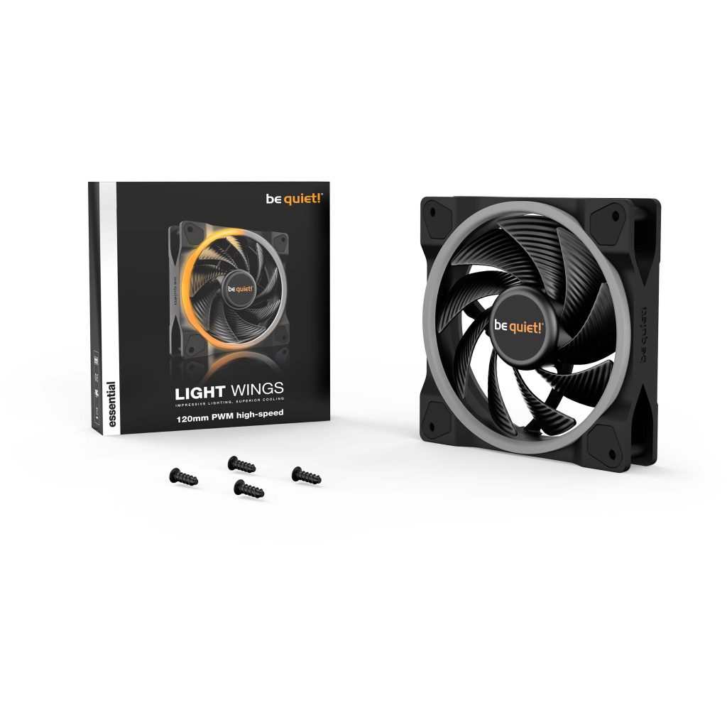 Кулер до корпусу Be quiet! Light Wings 120mm PWM high-speed (BL073) - зображення 5