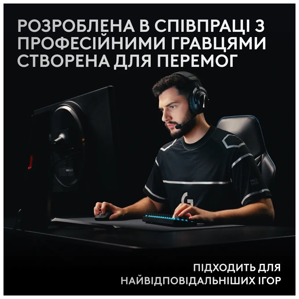 Клавіатура Logitech G Pro X 60 Lightspeed GX Tactile Wireless/Bluetooth UA White (920-011930) - зображення 8