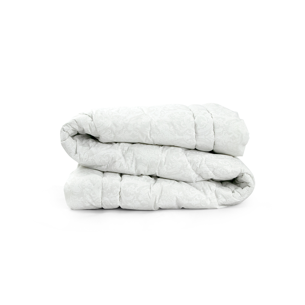 Ковдра Руно вовняна Білий вензель зимова 140х205 (321.02ГШУ_Білий вензель) - зображення 3