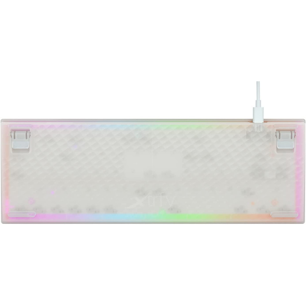Клавіатура Xtrfy K5 68 keys Kailh Red Hot-swap RGB UA White (K5-RGB-CPT-TPWHITE-R-UKR) - зображення 10