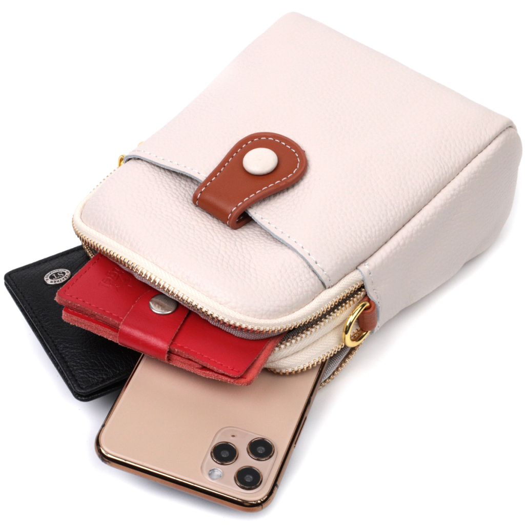 Сумка Vintage З натуральної шкіри Біла (22270) - зображення 7