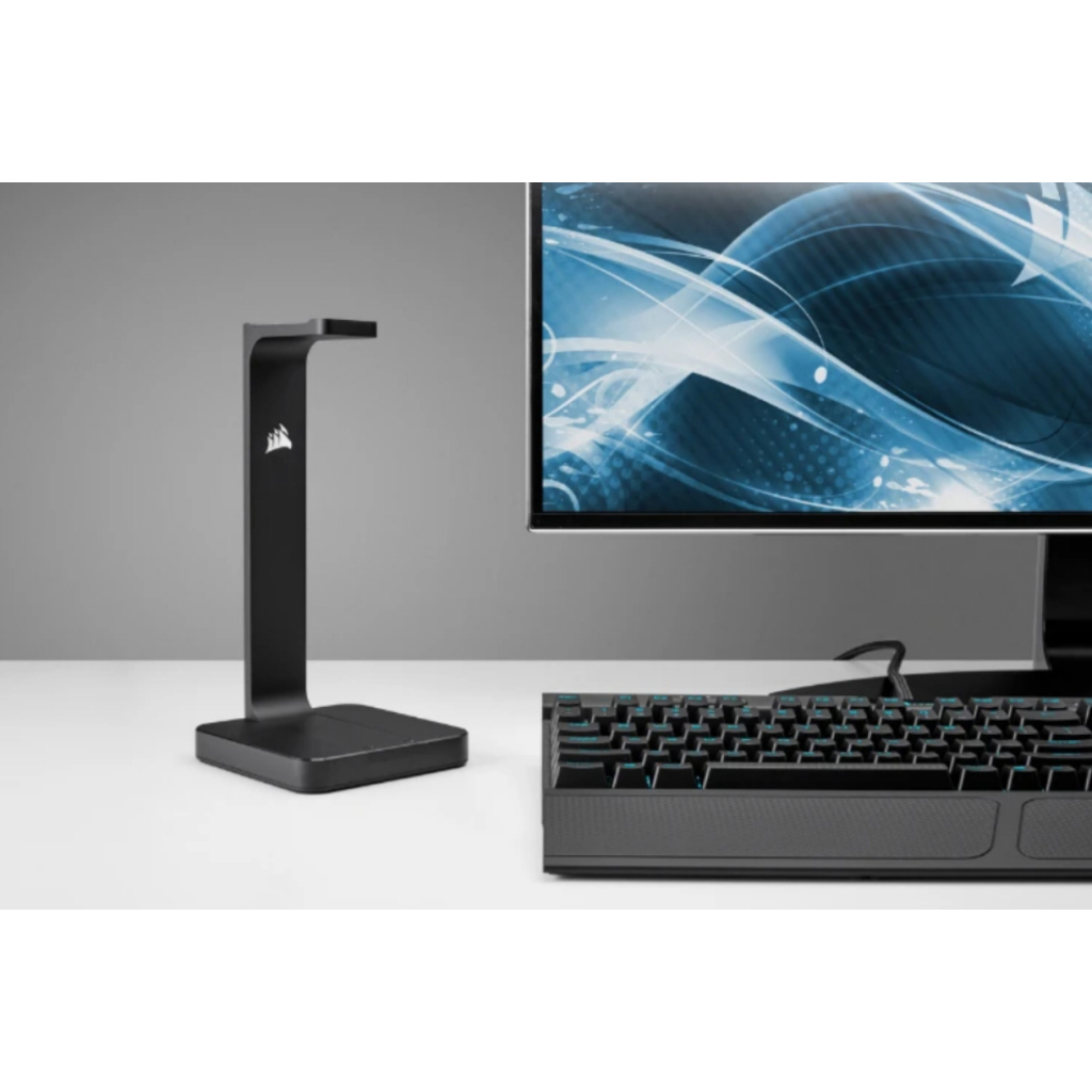Підставка для гарнітури Corsair Gaming ST50 Premium Headset Stand Black (CA-9011221-EU) - зображення 5