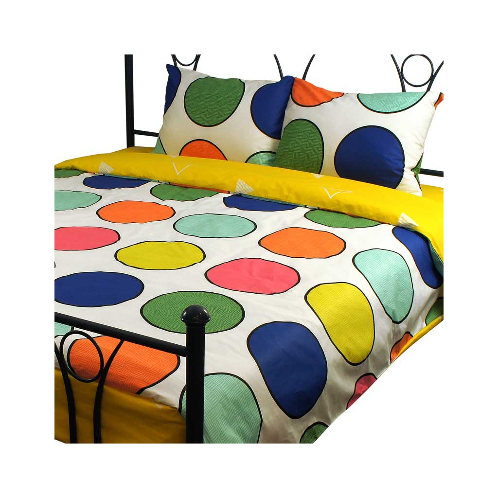 Постільна білизна Руно S22-2 (A + B) сатин набивна євро (845.137А_S22-2(A+B)) - зображення 2