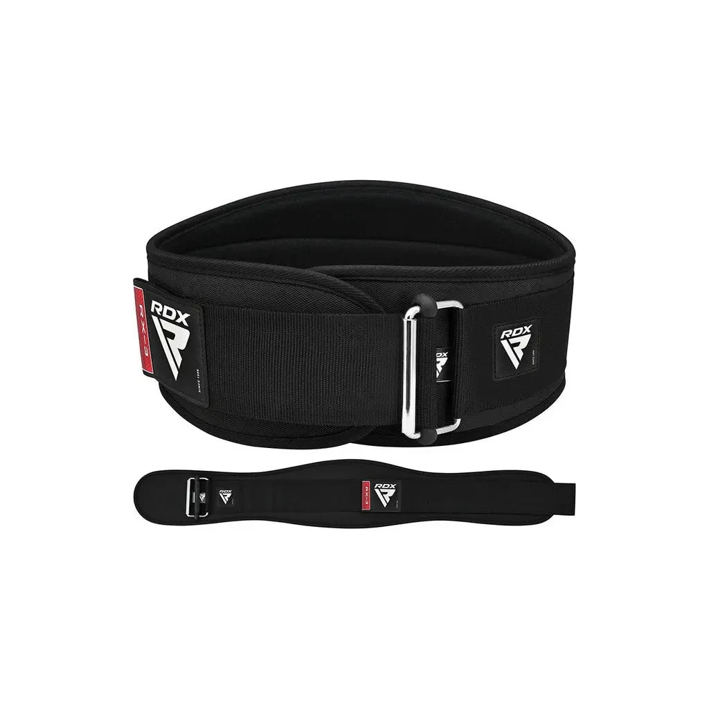 Атлетичний пояс RDX RX3 EVA Curve неопреновий Black XL (WBE-RX3B-XL) - зображення 1