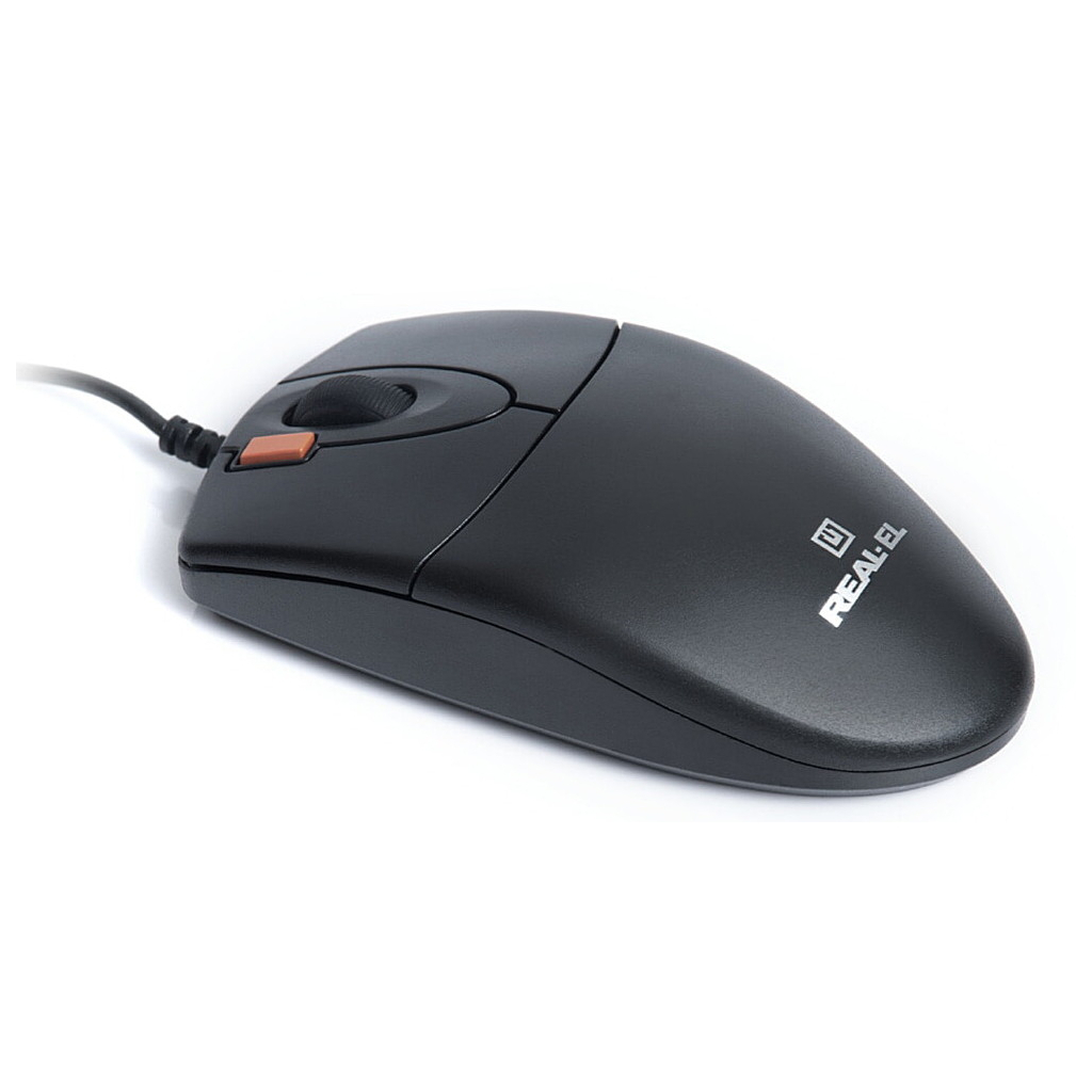 Мишка REAL-EL RM-220 Black - зображення 4