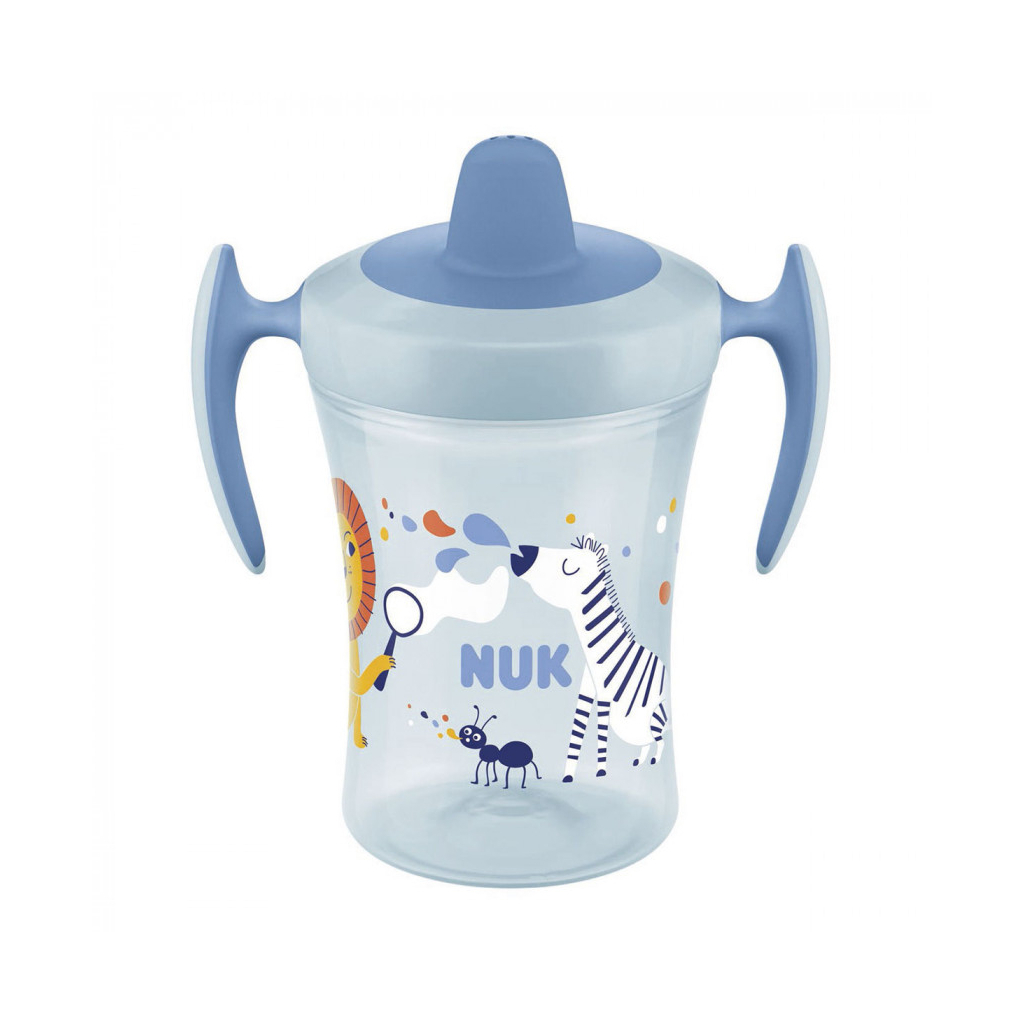 Поїльник-непроливайка Nuk Evolution Trainer Zebra 230 мл (3953129) - зображення 1