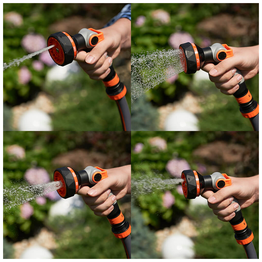 Пістолет для поливу SEQUOIA кількість режимів 9, пластик, цинк, вага 0.3 кг (SWPSN9P) - изображение 3