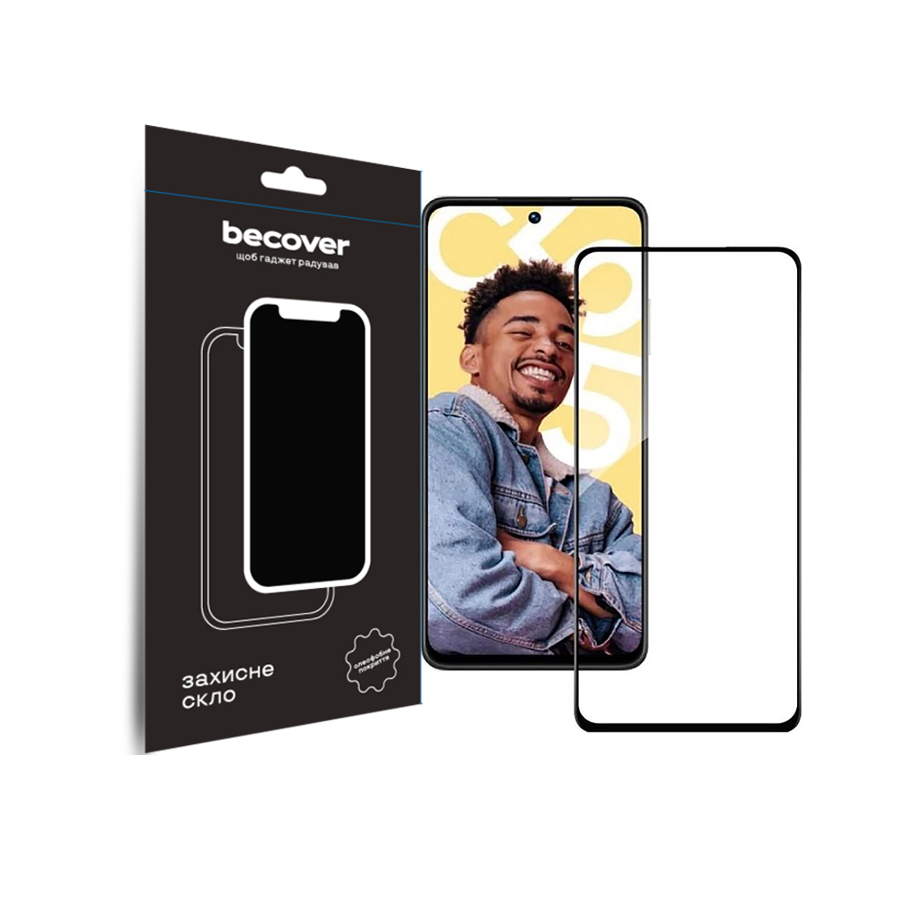 Скло захисне BeCover Realme C55 Black (709765) - зображення 1