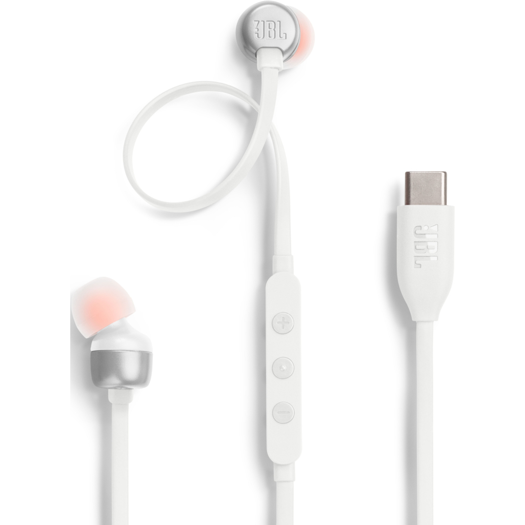 Навушники JBL Tune 310C USB-C White (JBLT310CWHT) - зображення 3