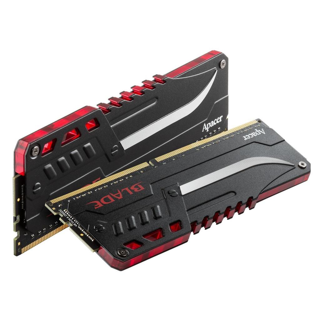Модуль пам'яті для комп'ютера DDR4 16GB (2x8GB) 2800 MHz BLADE Fire Series Apacer (EK.16GAW.KFDK2) - зображення 3