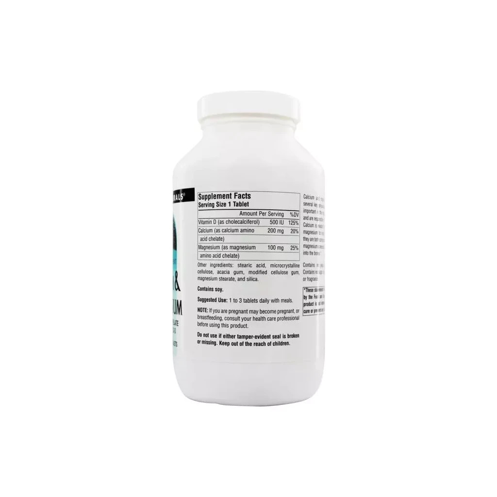 Вітамінно-мінеральний комплекс Source Naturals Кальцій & Магній 300мг, 250 таблеток (SNS-00304) - зображення 2