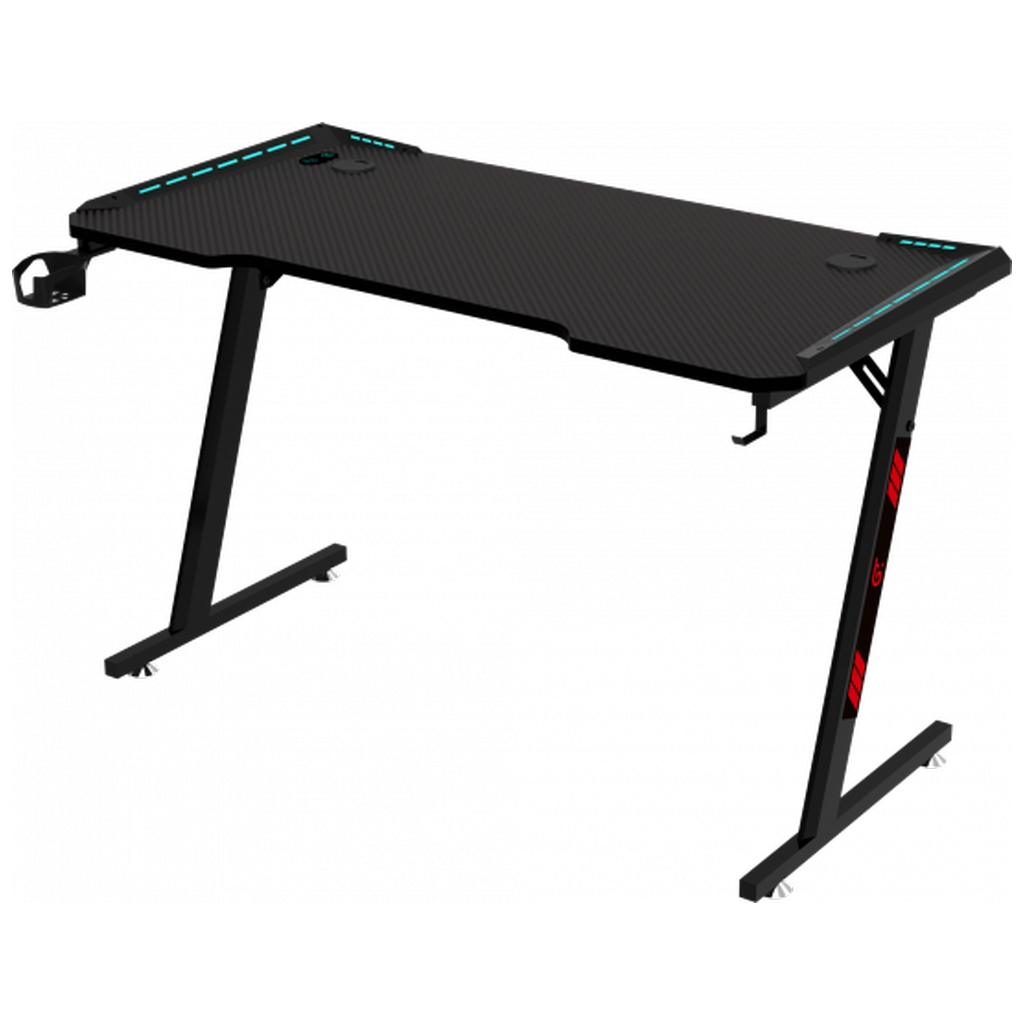 Комп'ютерний стіл GT Racer GT Racer T-1242 (120x60x73) Black (T-1242 (120x60x73) Black) - зображення 3