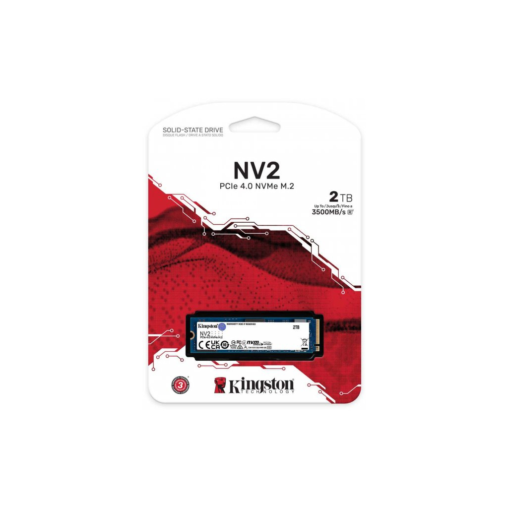 Накопичувач SSD M.2 2280 2TB Kingston (SNV2S/2000G) - зображення 3