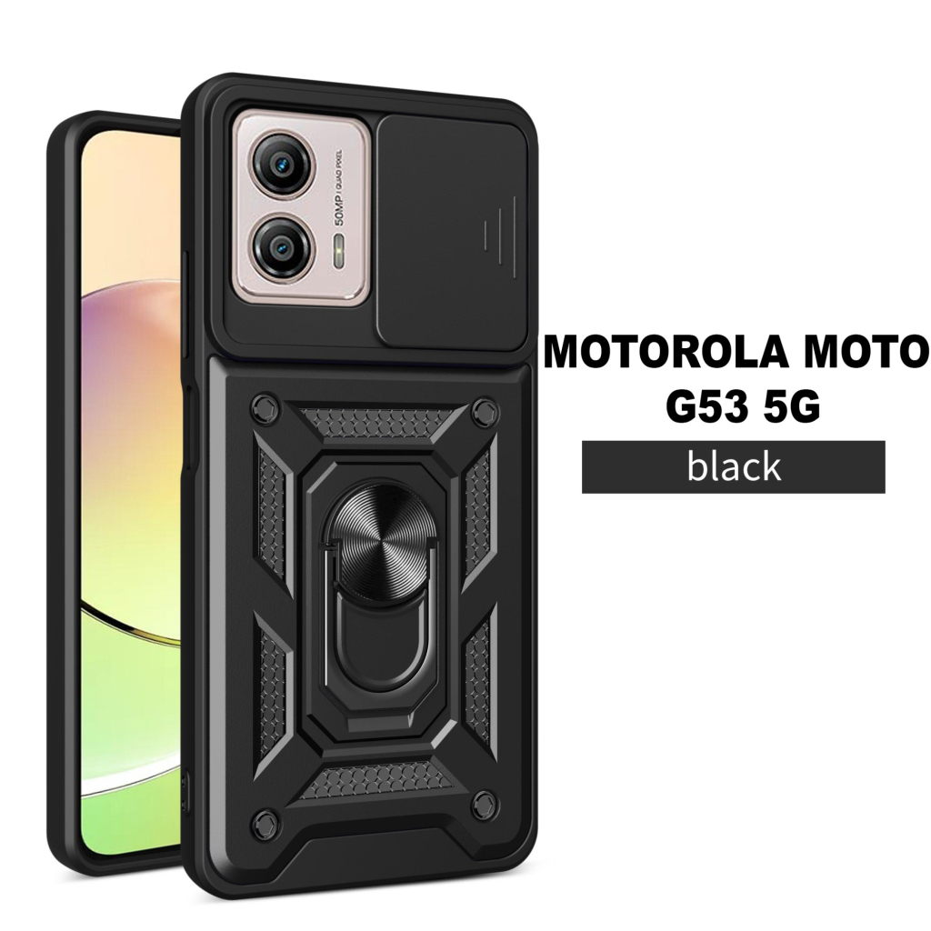 Чохол до мобільного телефона BeCover Military Motorola Moto G53 5G Black (709984) - зображення 5