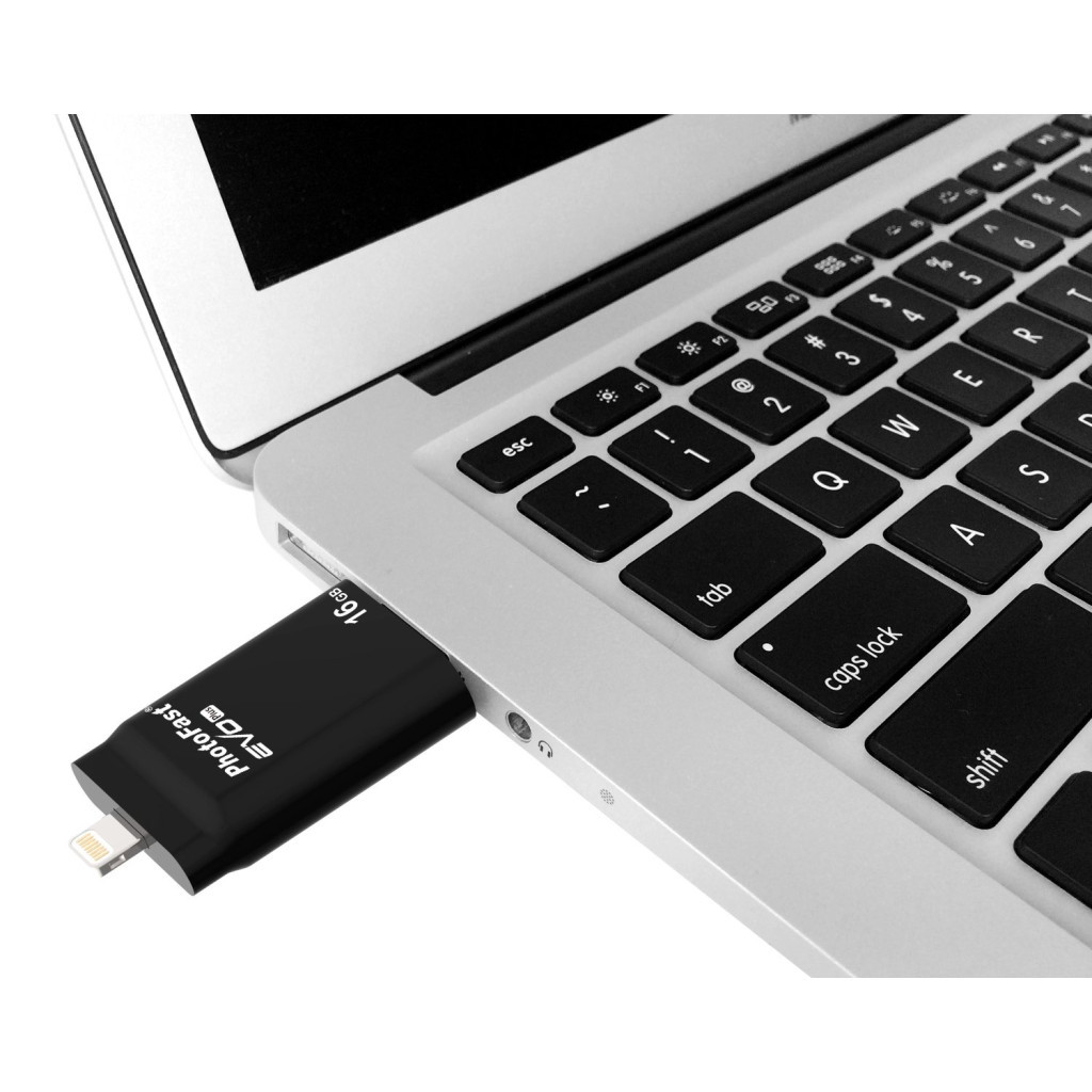 USB флеш накопичувач PhotoFast 16GB i-FlashDrive EVO Plus Black USB3.0-microUSB/Lightning (EVOPLUS16GB) - зображення 10