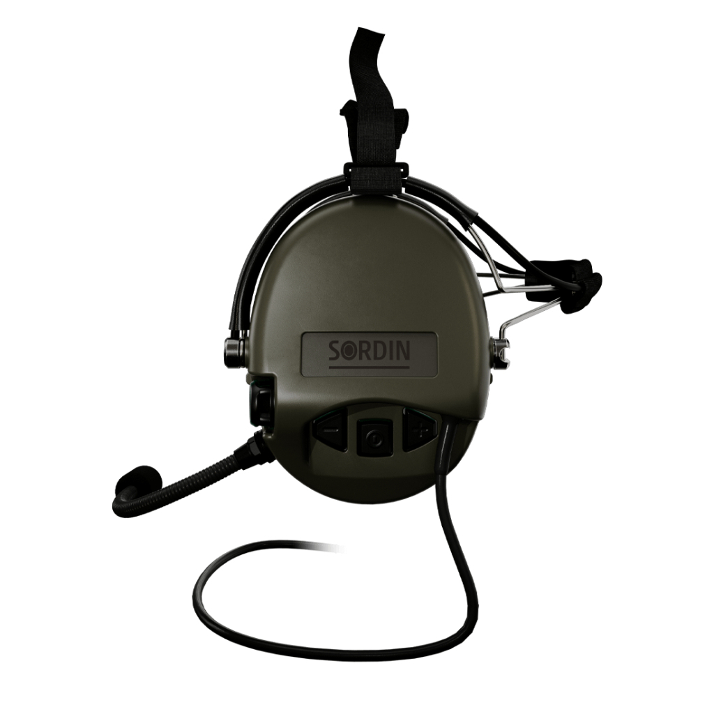 Навушники для стрільби Sordin Supreme MIL CC Neckband Green PVC (76332-06-S) - зображення 4