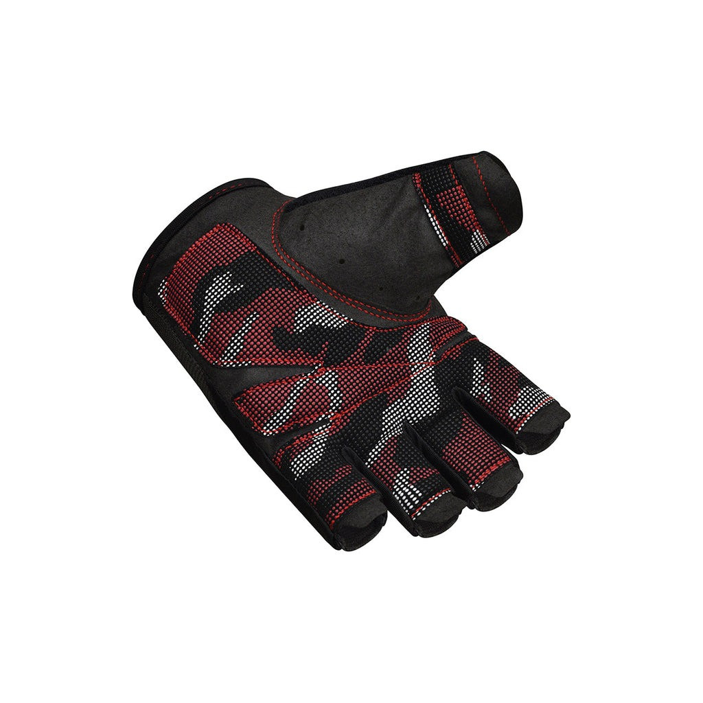 Рукавички для фітнесу RDX T2 Half Red L (WGA-T2HR-L) - зображення 4