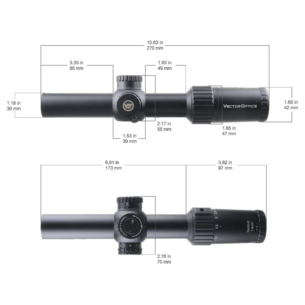 Оптичний приціл Vector Optics Taurus 1-6X24 SFP (SCOC-42) - зображення 11