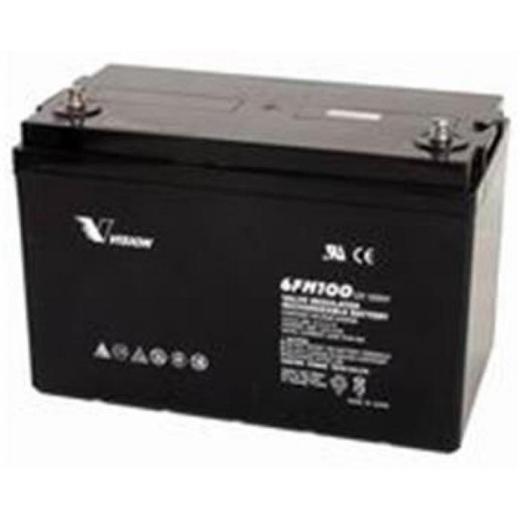 Батарея до ДБЖ Vision FM 12V 100Ah (6FM100E-X) - зображення 1