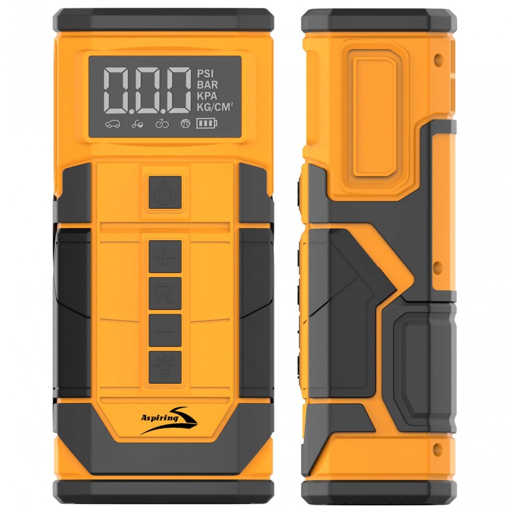 Пуско зарядний пристрій Aspiring Jump 3 8000mAh Power bank 3-in-1 with inflator, compressor, car charging (JM8000PIWC) - изображение 3