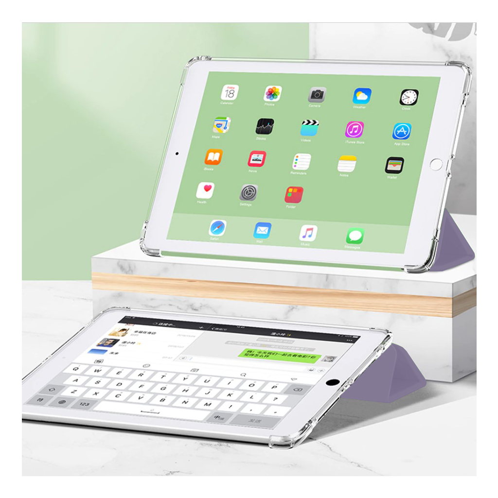 Чохол до планшета BeCover Tri Fold Soft TPU Apple iPad mini 6 2021 Purple (706725) - зображення 3