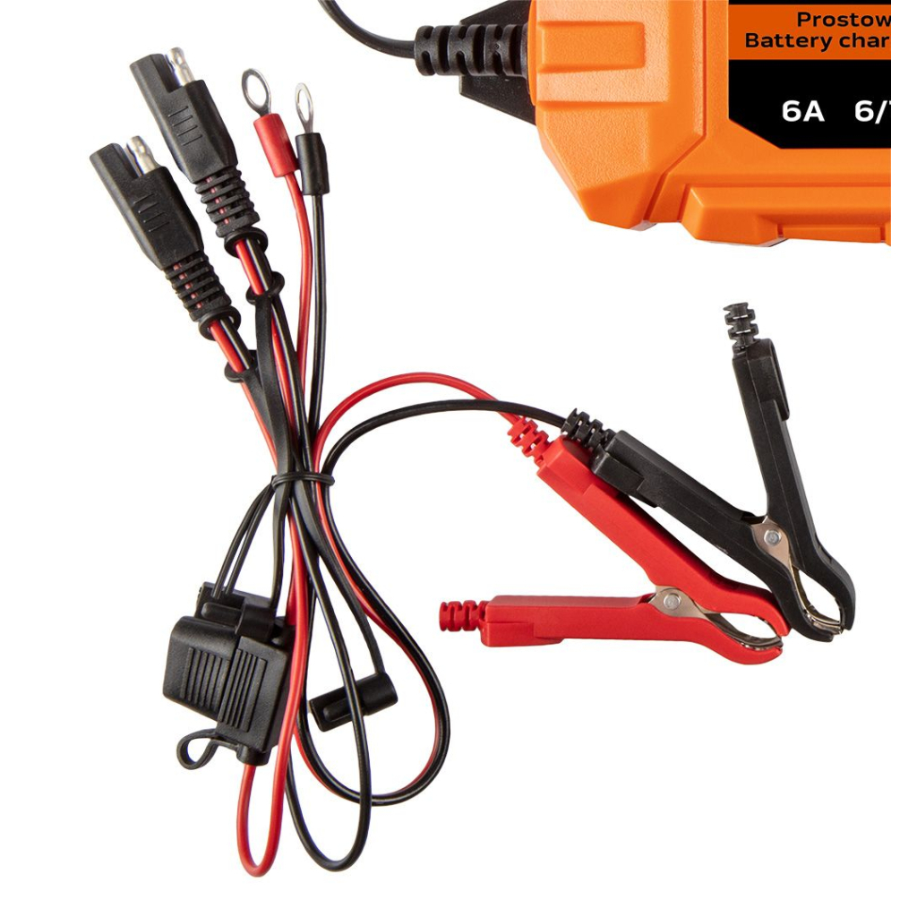 Зарядний пристрій для автомобільного акумулятора Neo Tools 6А/100Вт, 3-150Ач, для кислотних/AGM/GEL (11-892) - зображення 6