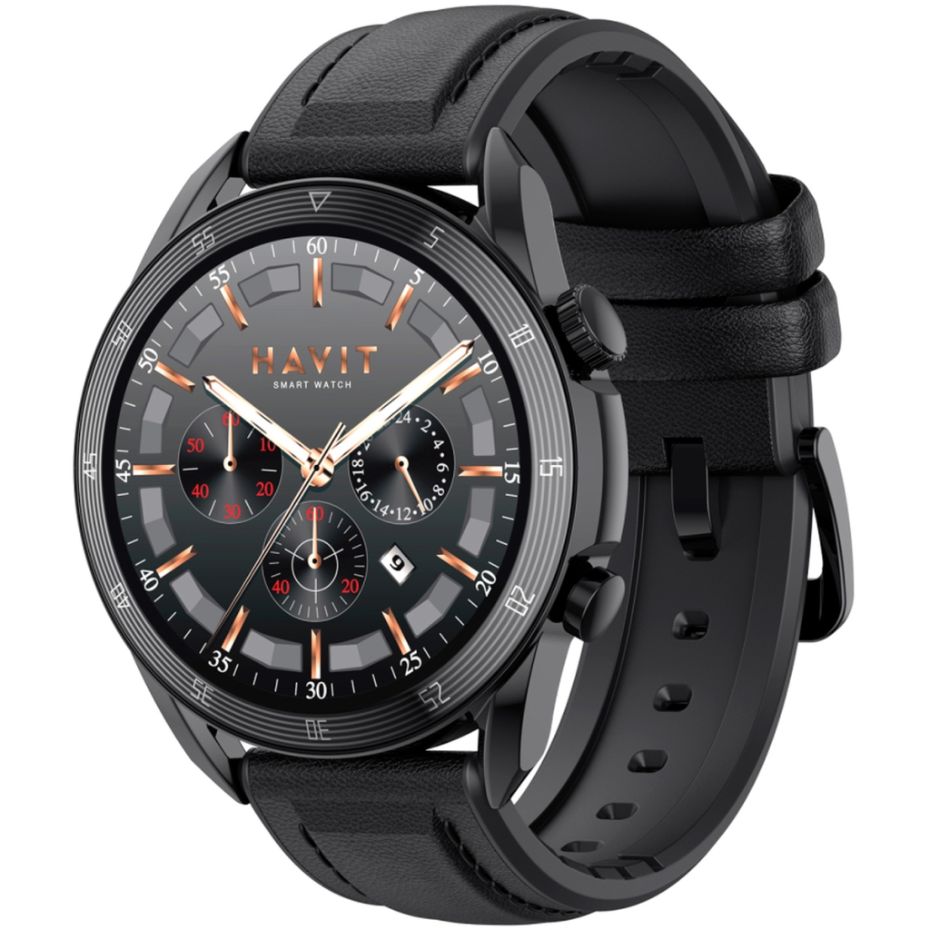 Смарт-годинник Havit HV-M9030 PRO IP68 Bluetooth Call Black (HV-M9030 PRO Black) - зображення 1