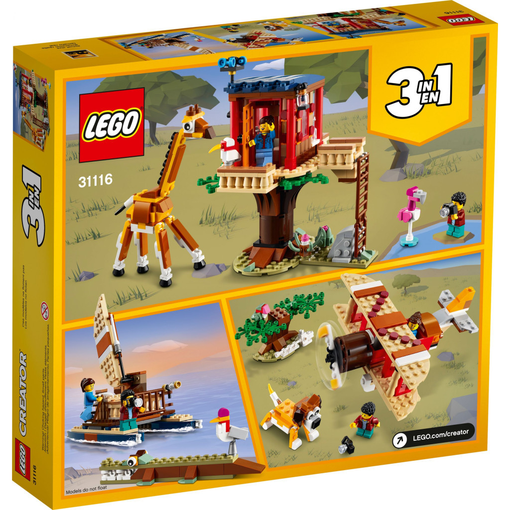 Конструктор LEGO Creator Будиночок на дереві для сафарі (31116) - зображення 11