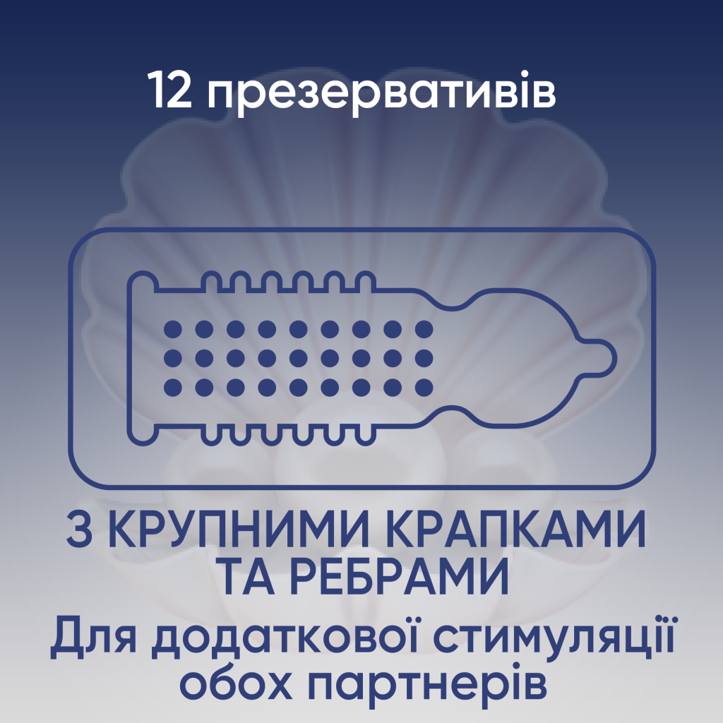 Презервативи Contex Extra Sensation з крупними крапками та ребрами 12 шт. (5052197051506) - зображення 2