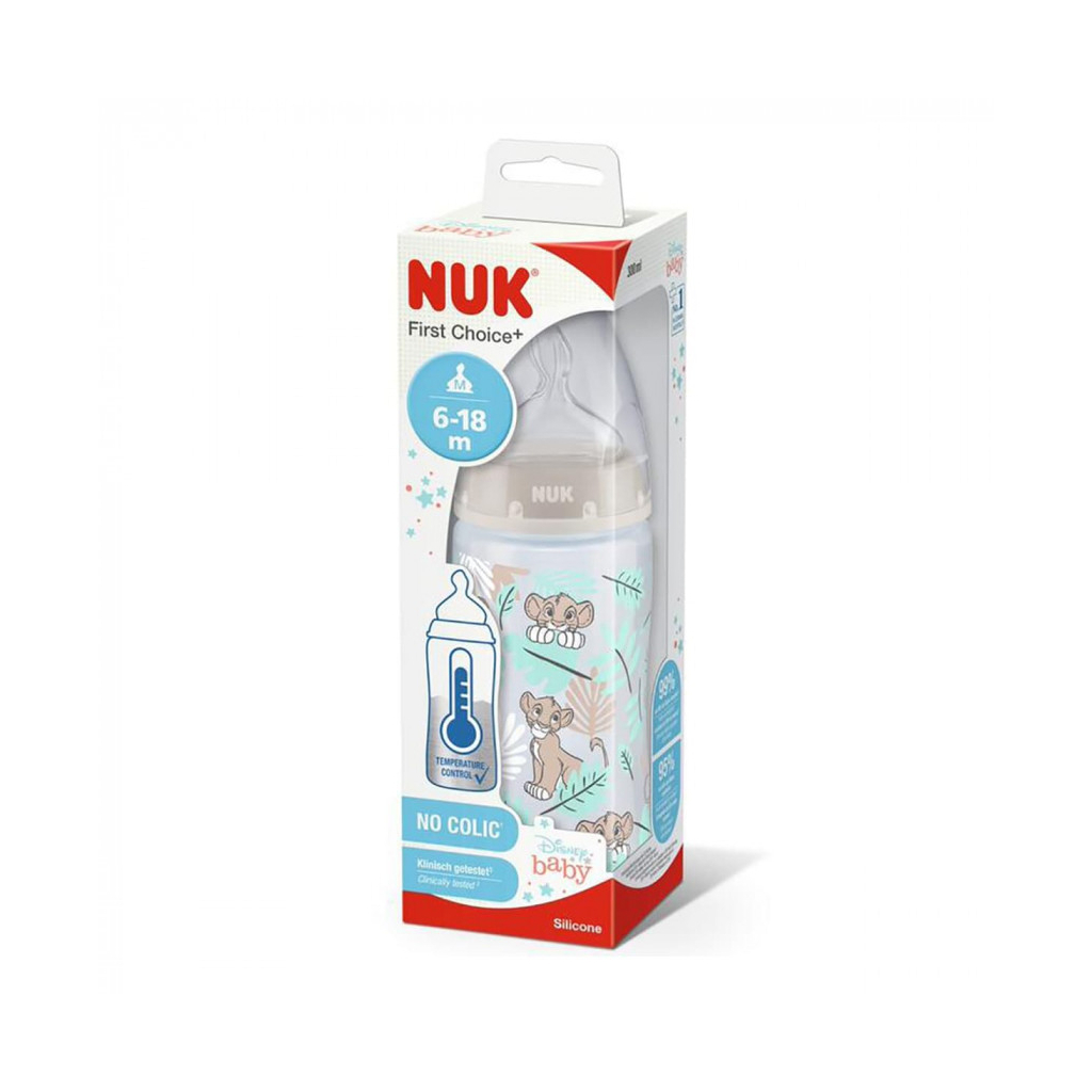 Пляшечка для годування Nuk First Choise Lion 300 мл (3952433) - зображення 2