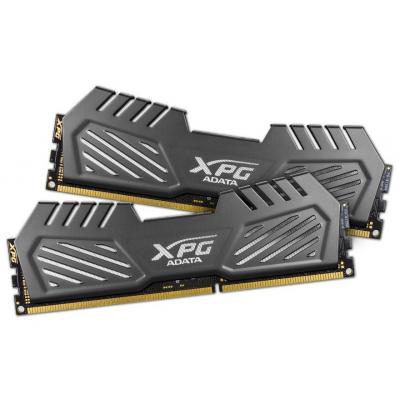 Модуль пам'яті для комп'ютера DDR3 16GB (2x8GB) 2400 MHz XPG V2-HS Gray ADATA (AX3U2400W8G11-DMV) - зображення 2