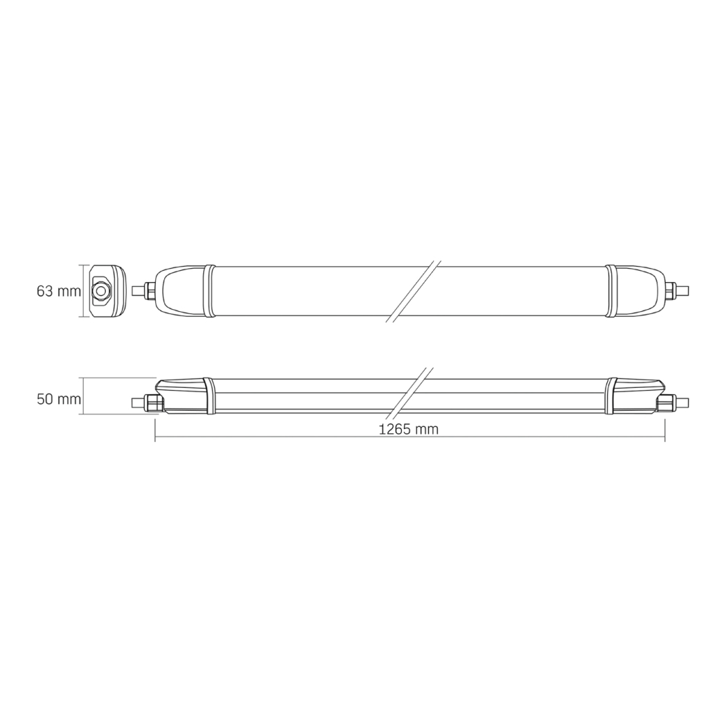 Світильник Videx BNWL04 40W 1.2М 5000K 220V (VL-BNWL04-40125) - изображение 4
