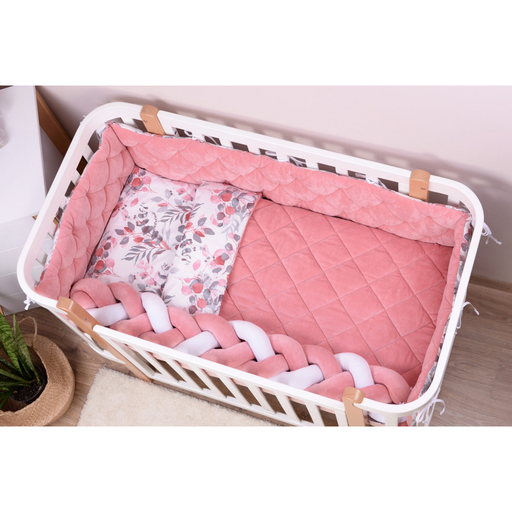 Дитячий постільний набір Верес Velour Powdery leaves (5од.) (218.10) - зображення 2