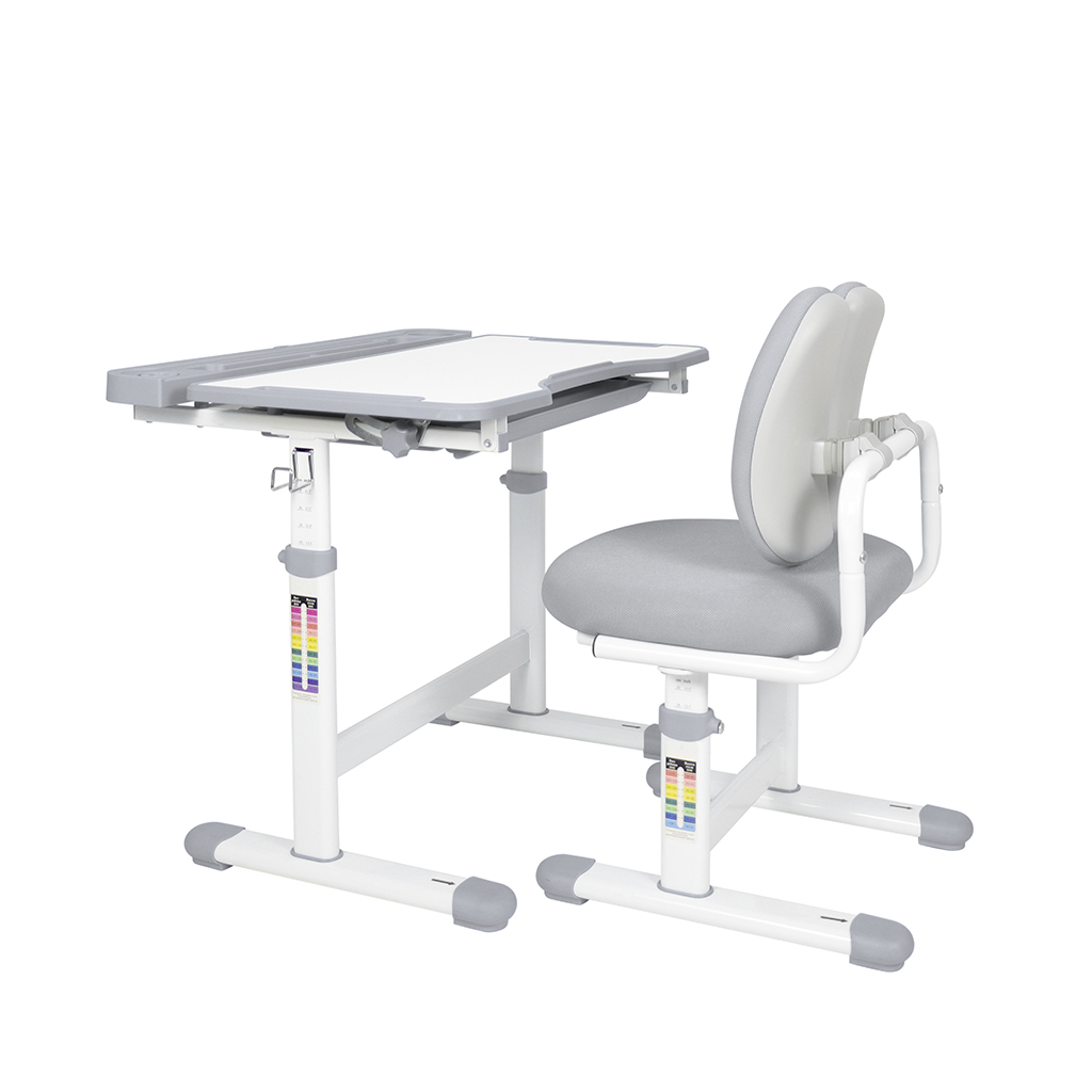 Парта зі стільцем FunDesk Vivo Grey (221892) - зображення 4