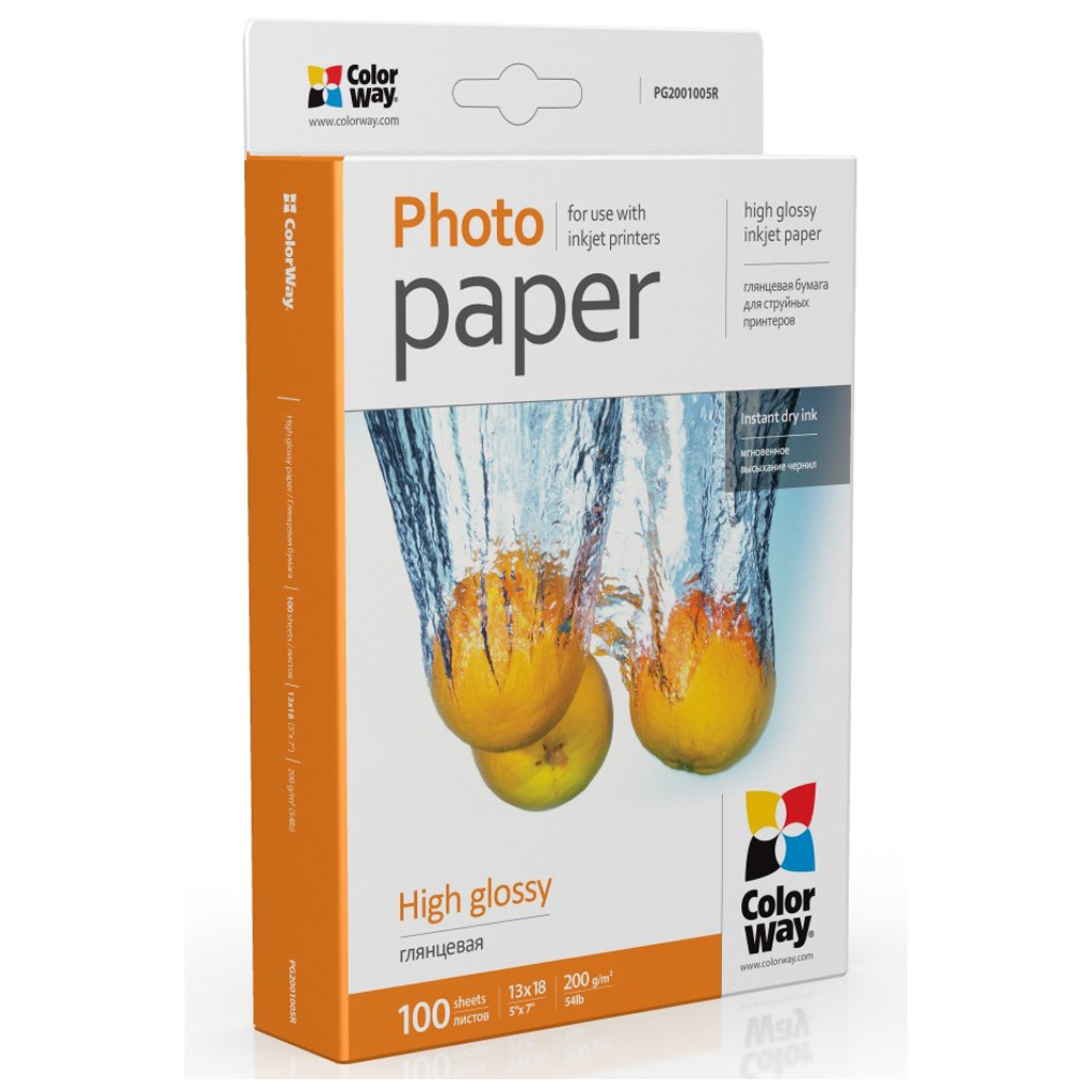 Фотопапір ColorWay 13x18 (PG2001005R) - зображення 1
