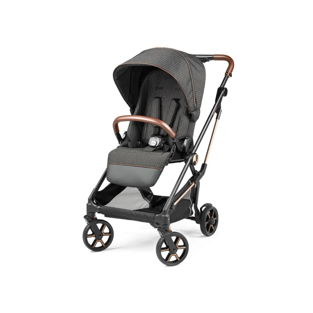 Коляска Peg-Perego 2 в 1 Vivace 500 вишукано-коричнева зі смужкою (PACK-VIV2100000003) - зображення 2