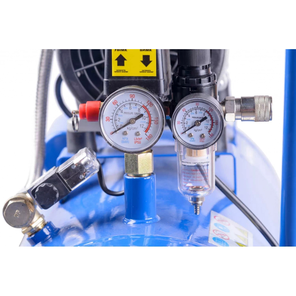 Компресор Enersol безмасляний 240 л/хв, 1.5 кВт (ES-AC240-50-2OF) - зображення 4