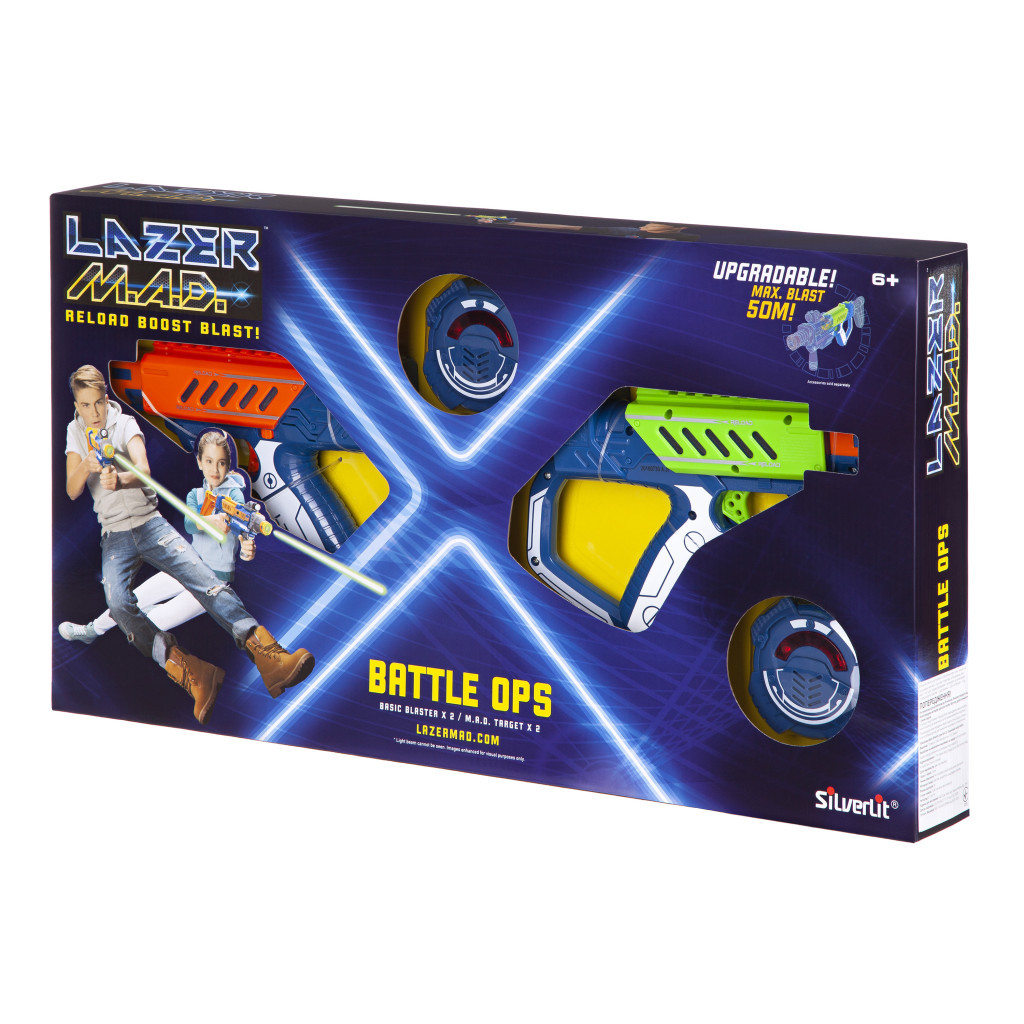 Іграшкова зброя Silverlit Lazer M.A.D. Двойной набор (2 бластера, 2 мишени) (LM-86845) - зображення 1