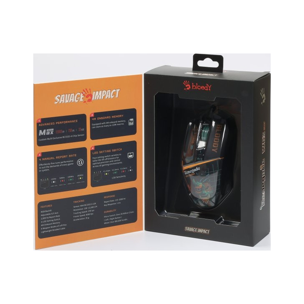 Мишка A4Tech W63 Max USB Renegade Midnight (4711421000536) - зображення 12