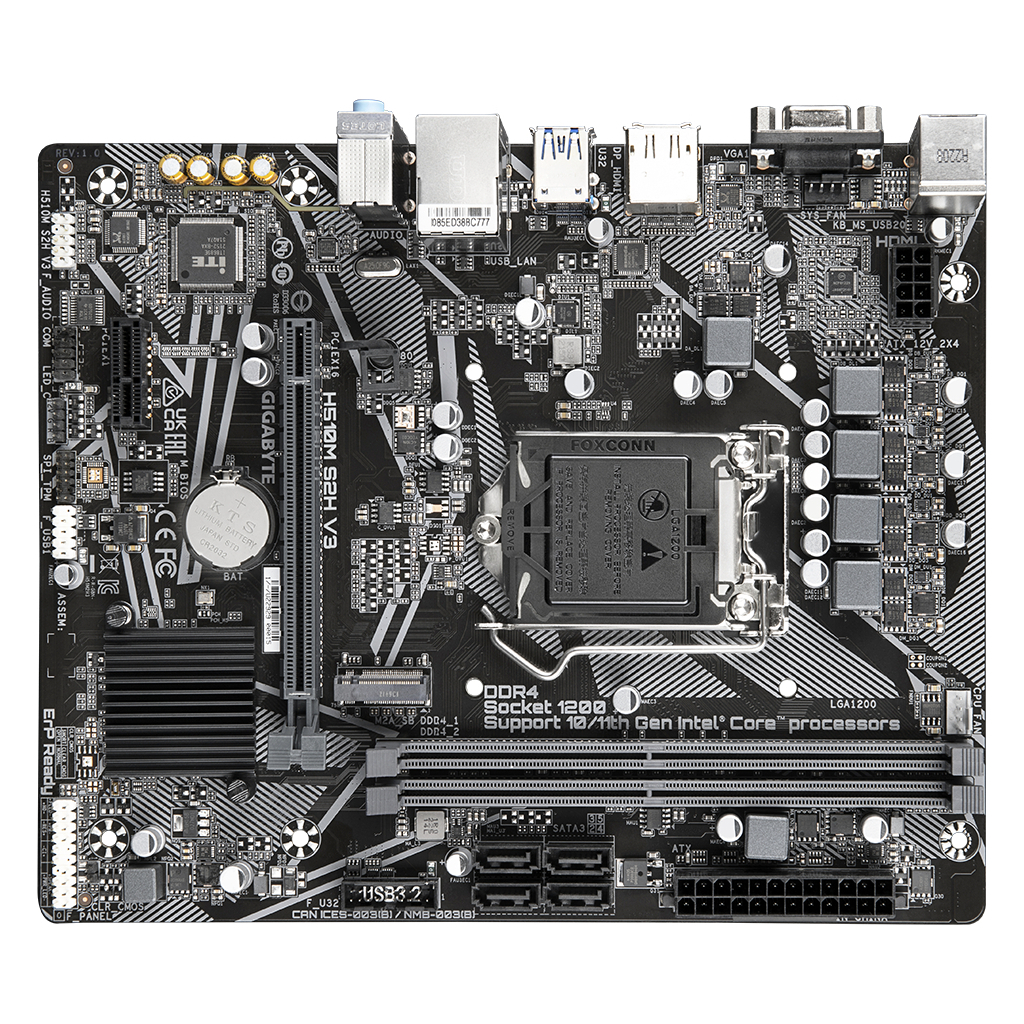 Материнська плата GIGABYTE H510M S2H V3 - зображення 4