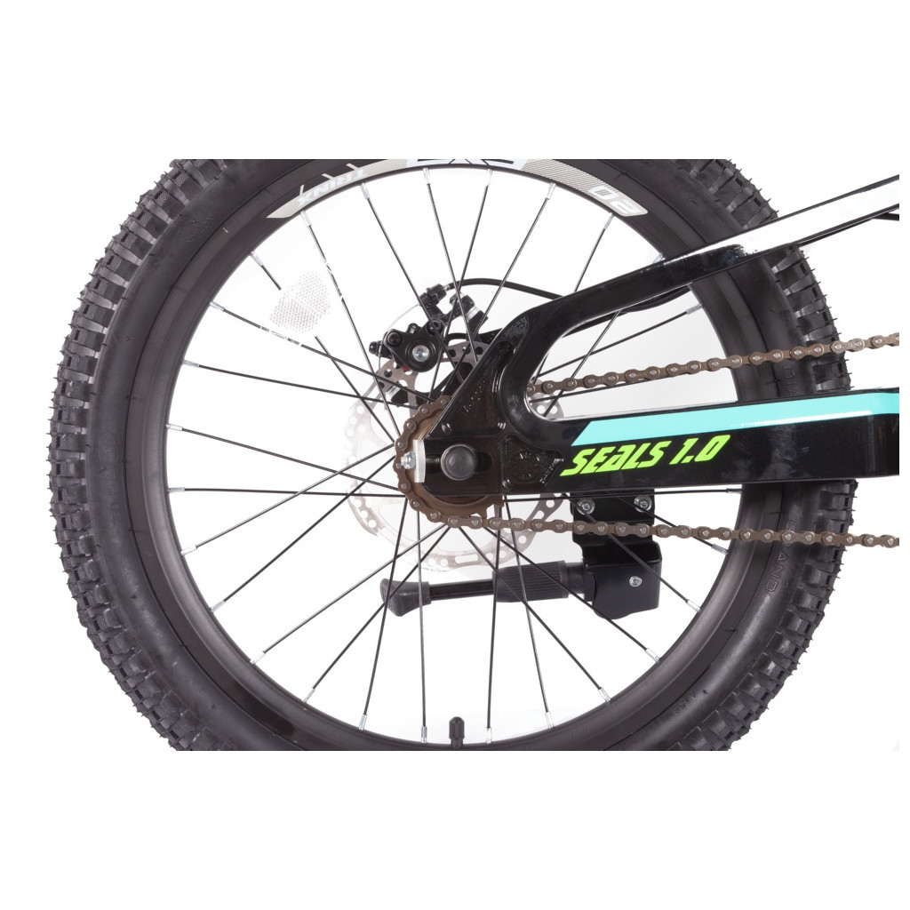 Велосипед Trinx Seals 1.0 20" Black-Yellow-Cyan (SEALS1.0BYC) - зображення 6